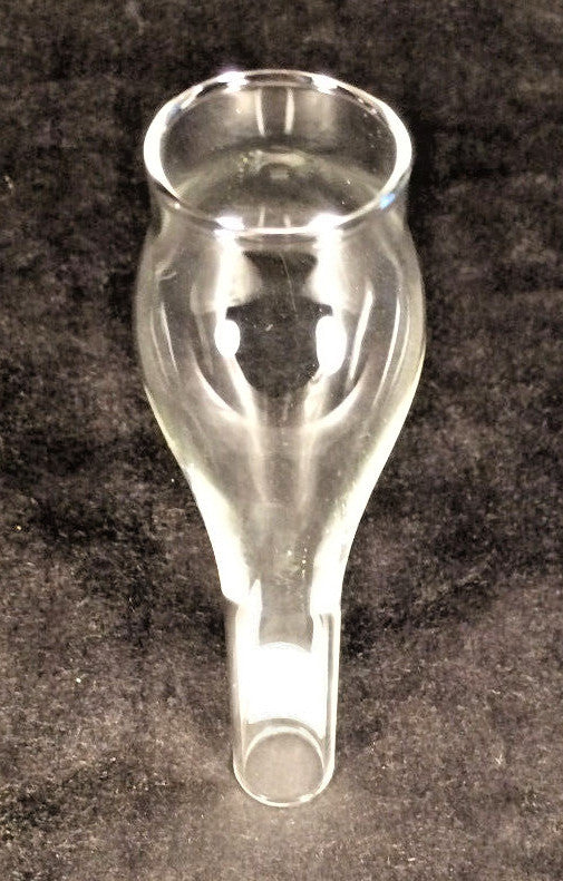 1 1/8" X 5 1/2" clear mini miniature chimney for 00 Nutmeg lamp burner  #CH901