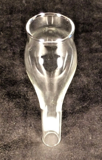 1 1/8" X 5 1/2" clear mini miniature chimney for 00 Nutmeg lamp burner  #CH901