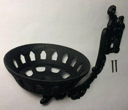 New Early American / Victorian Style 11" Cast Iron Reflector Wall Bracket #WB801 - Stone Door Lamps