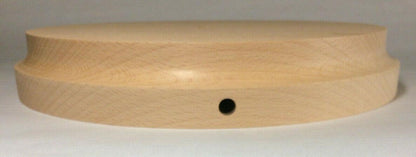 New 9" Modern Style Wooden Lamp Base w/ Wire Way Hole, Tapered Edge #WB311U - Stone Door Lamps