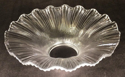 NEW 7 1/2" Clear Glass Petticoat Oil Kerosene Lamp Chimney Shade PS648 - Stone Door Lamps