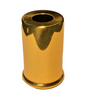 New Solid Brass Lamp Spacer Neck, 1/8IP(3/8") Slip, 1 1/2" Ht. Polished & Lacq