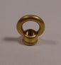 New 1" Unfinished Cast Brass Loop Lamp Part With Wire Way, 1/8F Tap #BL954U - Stone Door Lamps