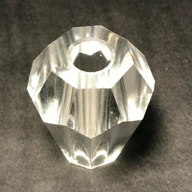 New 2 3/8" Hand Cut & Polished Clear Crystal Faceted Chandelier Break #CB271 - Stone Door Lamps