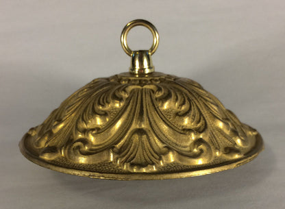 NEW  5 1/2"  DIAMETER  FINE  DIE  CAST  CHANDELIER BRASS CEILING CANOPY   CA801u