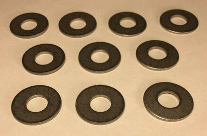New Lot of 10, 1" Heavy Duty Steel Washer Lamp Part 1/8 IP Slip, fits 3/8" pipe - Stone Door Lamps