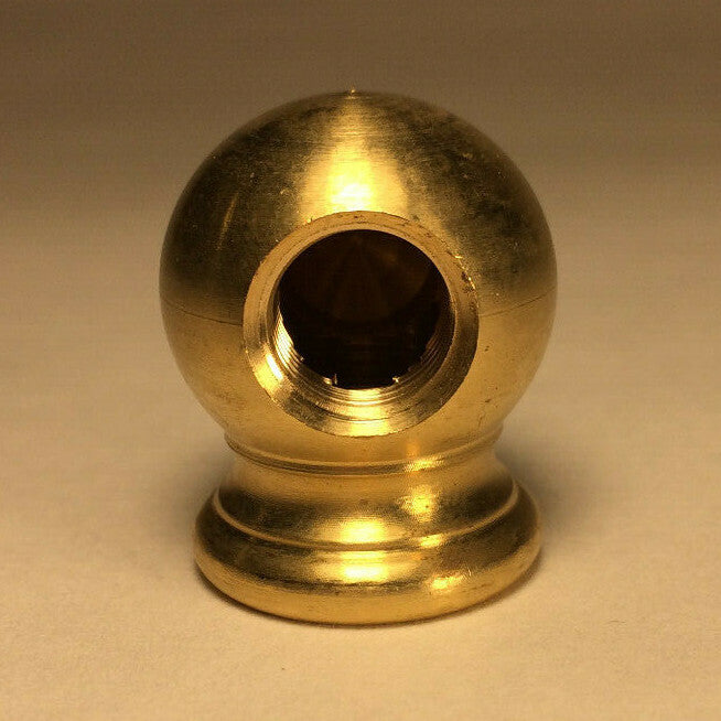 New 2-Way Unfinished Brass Lamp Arm Back, 7/8" Dia., 1/8Fx1/8F (3/8") #AB493