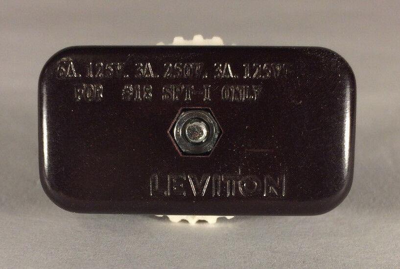 NEW LEVITON BROWN SPT - 1 ROTARY ON - OFF LAMP CORD SWITCH LAMP PART #RS400 - Stone Door Lamps