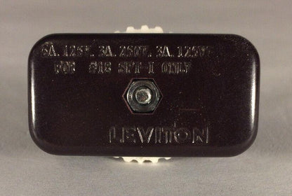 NEW LEVITON BROWN SPT - 1 ROTARY ON - OFF LAMP CORD SWITCH LAMP PART #RS400 - Stone Door Lamps