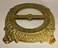 New Die Cast Unfinished Brass Victorian Style Lamp Base, 8 3/4" Diameter #BB010U