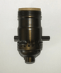 On/Off Antique Bronze Early Electric Style Uno Thread Push - Thru Lamp Socket 280B - Stone Door Lamps