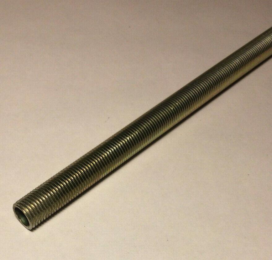 New 36" All Thread Steel Pipe For Lamps & Fixtures, Seamless, 1/4 IP #SP380 - Stone Door Lamps
