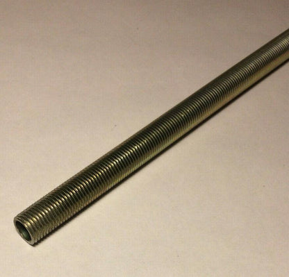 New 36" All Thread Steel Pipe For Lamps & Fixtures, Seamless, 1/4 IP #SP380 - Stone Door Lamps