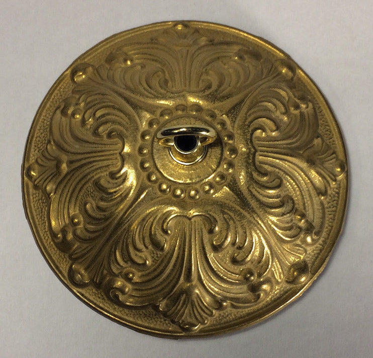NEW  5 1/2"  DIAMETER  FINE  DIE  CAST  CHANDELIER BRASS CEILING CANOPY   CA801u