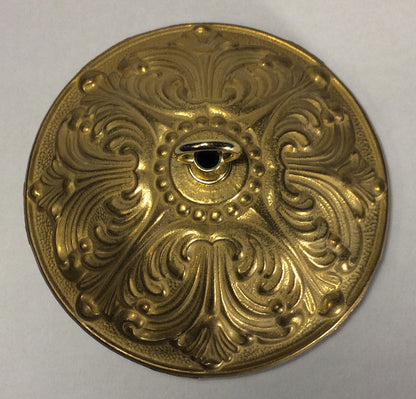 NEW  5 1/2"  DIAMETER  FINE  DIE  CAST  CHANDELIER BRASS CEILING CANOPY   CA801u