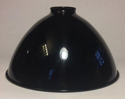 2 1/4" X 10" Black Industrial Style Metal Dome Lamp Light Pendant Shade #IS352B - Stone Door Lamps