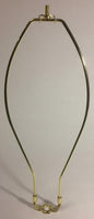 New 12" Brass Lamp HARP Shade Holder w/Base for Lamp Repair, Regular weight - Stone Door Lamps