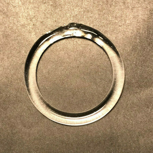 New 1 5/8" Clear Crystal Ring Hanger With No Pinhole For Chandelier Arm, #CR747W