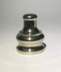 New 1/2" Height Nickel Plated Brass Pyramid Lamp Finial, 1/8F Tap(3/8") #BF966N - Stone Door Lamps