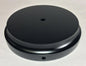 New 6.5" Modern Style Black Wooden Lamp Base w/ Wire Way Hole, Tapered Edge 306B - Stone Door Lamps