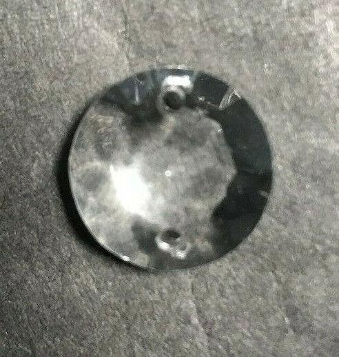New 5/8" (16mm) Clear Crystal Round Rose Jewel Prism Bead w/ 2 Holes #PB030 - Stone Door Lamps
