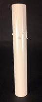 New 6" Ivory Tinted Antique Style Candle Cover w/ Drips, Candelabra (7/8" O.D.) - Stone Door Lamps