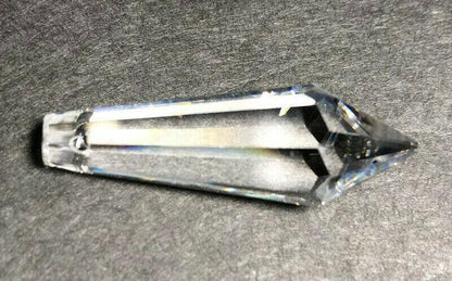 New 1 1/2" Clear BrilliantCut Drop Cyrstal Lead Prism, Machine Cut & Polished - Stone Door Lamps