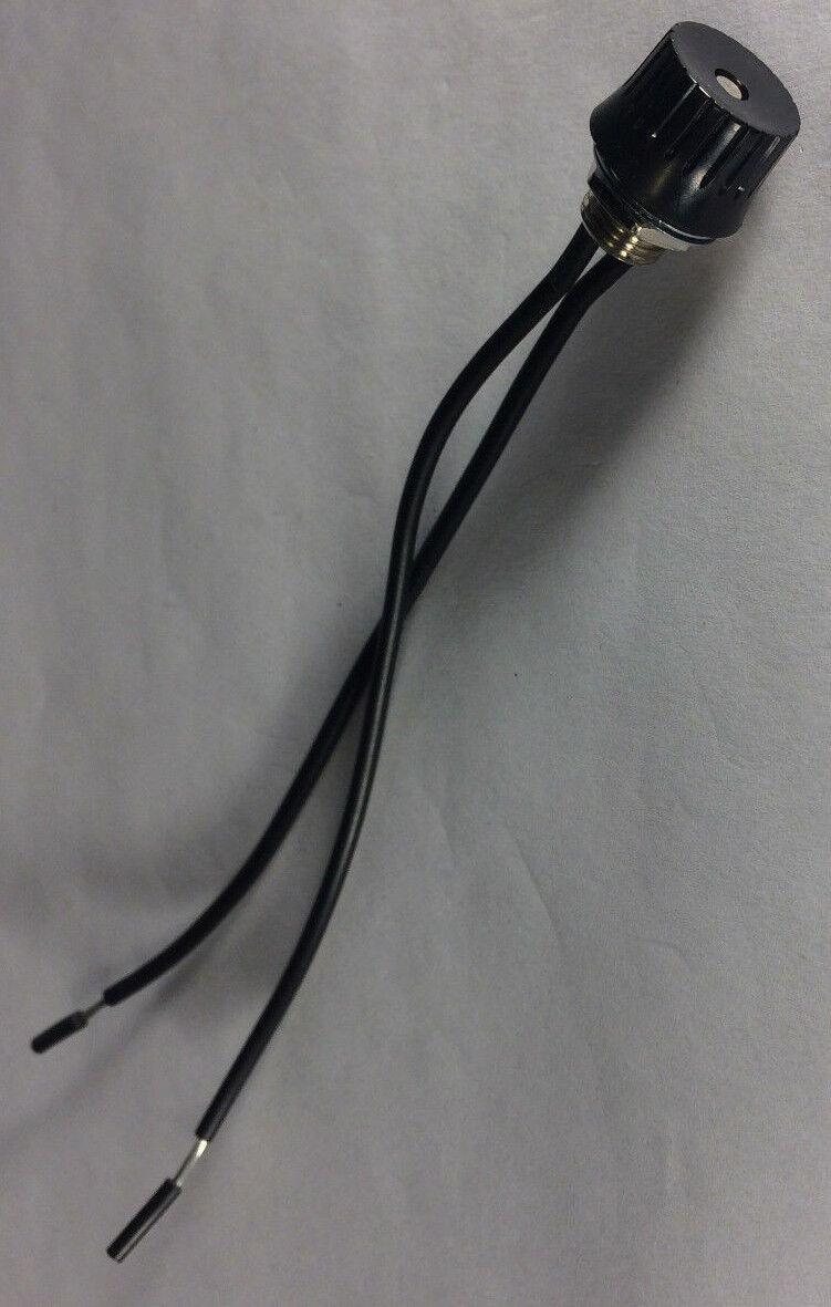 BLACK ON OFF ROTARY CANOPY SWITCH LAMP PART with Bakelite Button #RS403 - Stone Door Lamps
