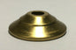 New 1 3/4" Solid Spun Brass Vase Cap, Lamp Cap,  Unfinished Brass, 1/8 IP VC602U