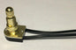 New Tall Brass On/Off Rotary Canopy Switch, 5/8" Shank, 6" Long Wire Leads RS406 - Stone Door Lamps