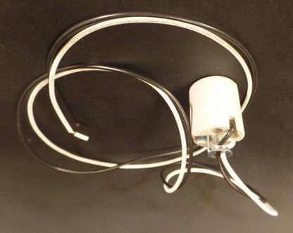New Keyless Medium Base E26 Porcelain Socket With 42" Lead Wires And Hickey #L42 - Stone Door Lamps