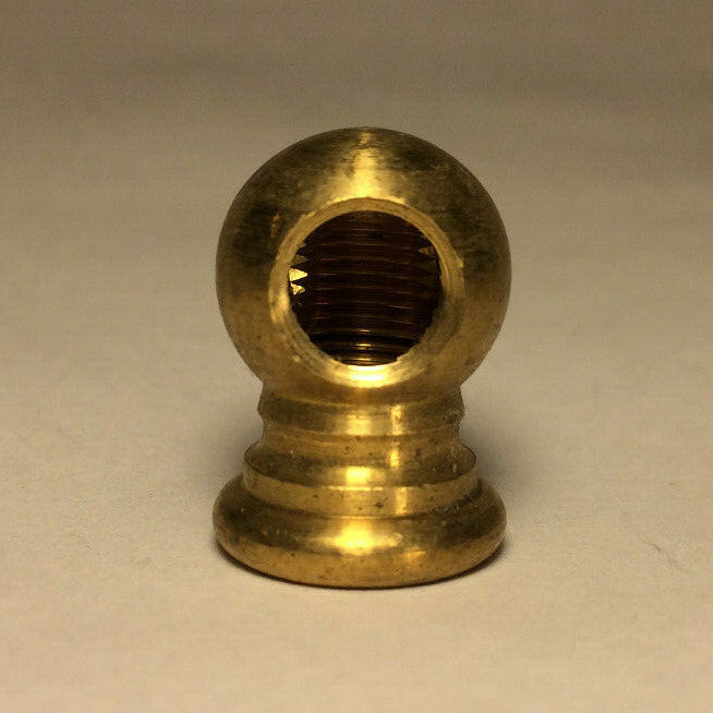 New 2-Way Unfinished Brass Lamp Arm Back, 3/4" Dia., 1/8Fx1/8F (3/8") #AB491U