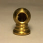 New 2-Way Unfinished Brass Lamp Arm Back, 3/4" Dia., 1/8Fx1/8F (3/8") #AB491U