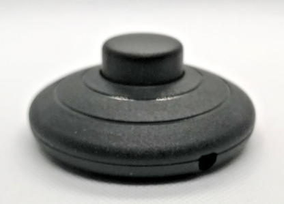 New On/Off Black Phenolic Push Button Floor Switch For SPT-1 & SPT-2 Cord #FS151