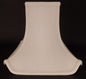 5" x 12" x 9.375" Off White Pagoda Style Tissue Shantung Fabric Lamp Shade #840W