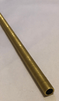 New 36" All Thread Brass Pipe For Lamps & Fixtures, Seamless, 1/8 IP #BP393 - Stone Door Lamps