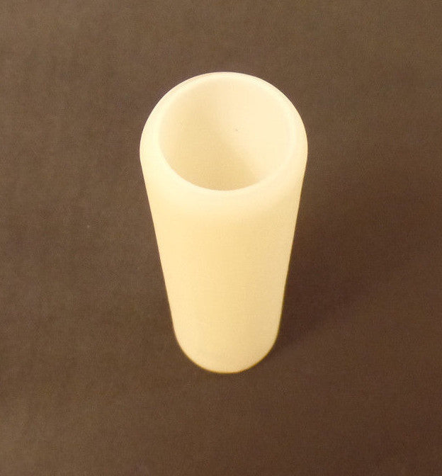 4" Ivory Smooth PolyBeesWax Chandelier Candelabra Candle Cover  CC910W