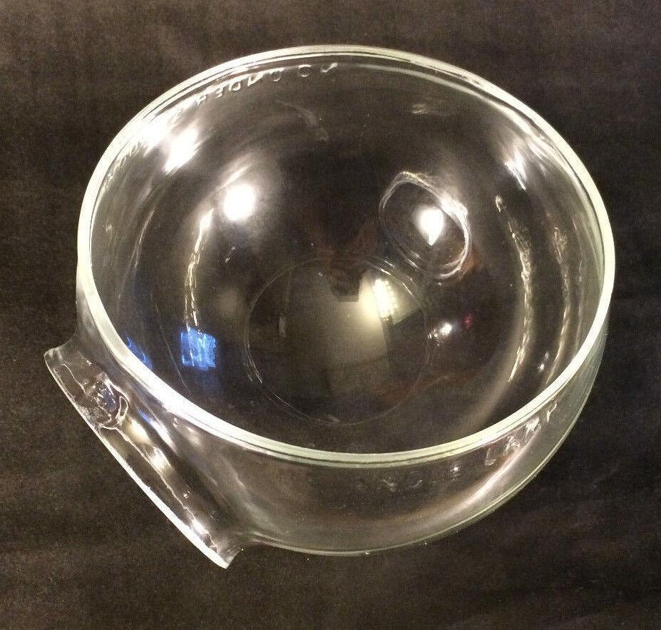3 1/4" fitter Clear Hand Blown Glass Angle Lamp Elbow 5 3/4 " Chimney Fitter 984 - Stone Door Lamps