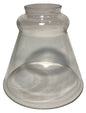 New 2 1/4" Fitter Clear Glass Fixture Lamp Shade, 5 1/8" Heght, 5 3/4" Dia. - Stone Door Lamps