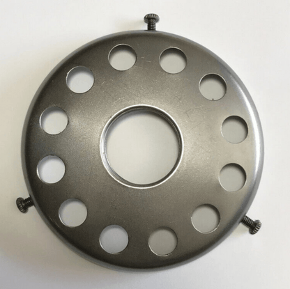 New 3 1/4" Fitter Unfinished Steel Screw - on Uno - type Shade Holder #SHH27S - Stone Door Lamps