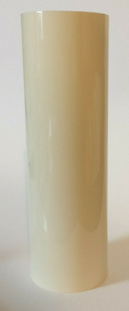New 8" Plastic Cream Candle Cover, Standard Size (1 7/32" Inside Dia.)  #CC929C