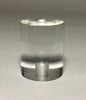 New Clear Acrylic Cylinder Shaped Lamp Harp Finial, 1 1/2" ht. 1 1/4" dia #LF328 - Stone Door Lamps