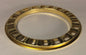 4" Brass Gas Kerosene Oil Lamp Ball Shade Holder for Aladdin Burner 3 1/8" ID