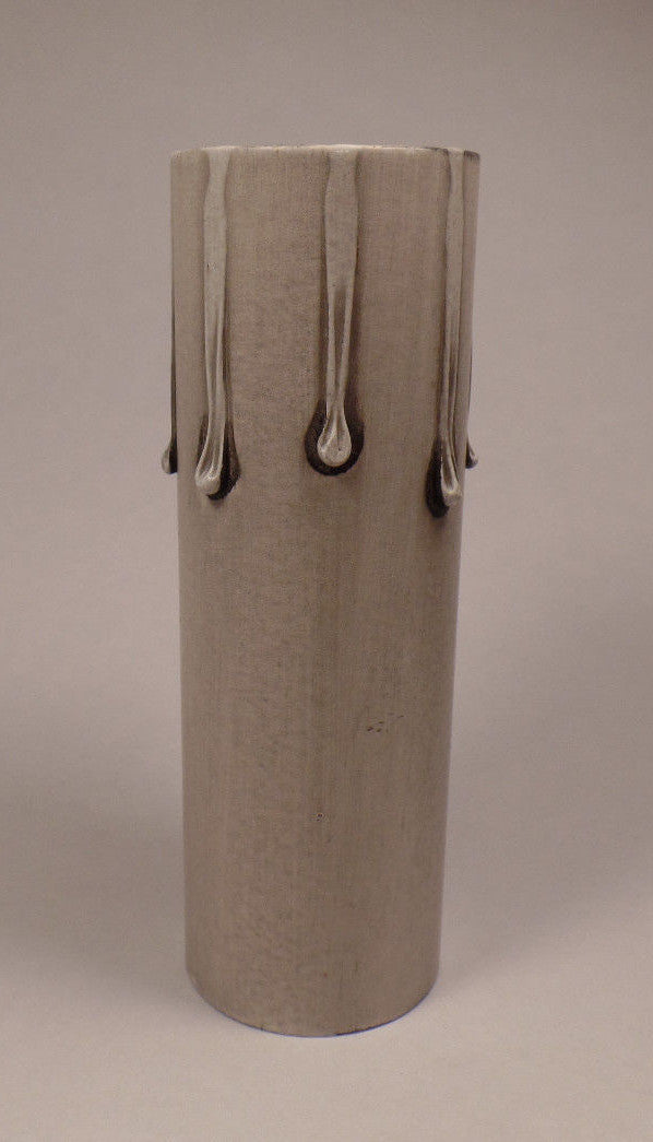 New 3" Silver Leaf Standard Paper Board Candle Socket Cover Chandelier Lamp 890K
