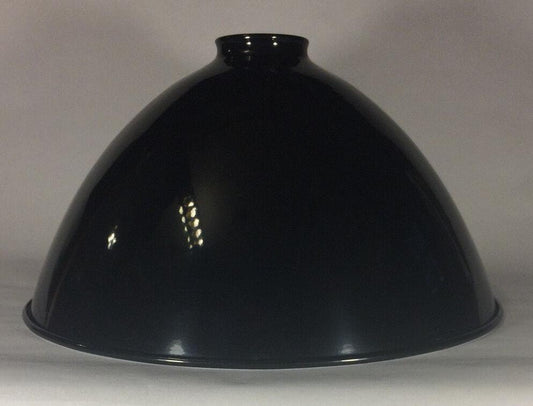2 1/4" X 12" Black Industrial Style Metal Dome Lamp Light Pendant Shade #IS353B - Stone Door Lamps