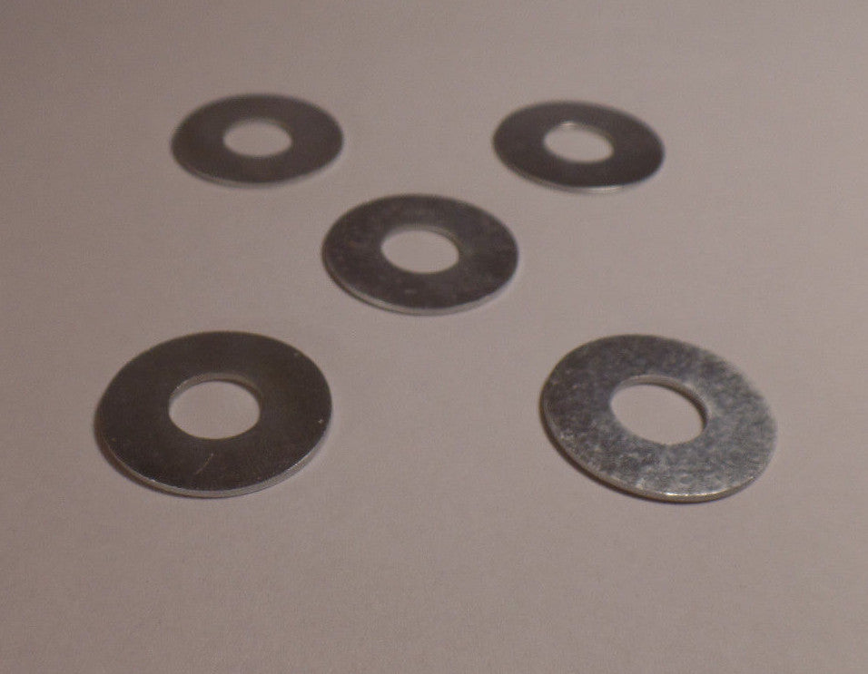 Lot of 5, 1" Regular Duty Steel Washer, Lamp Part 1/8 IP Slip, fits 3/8" pipe
