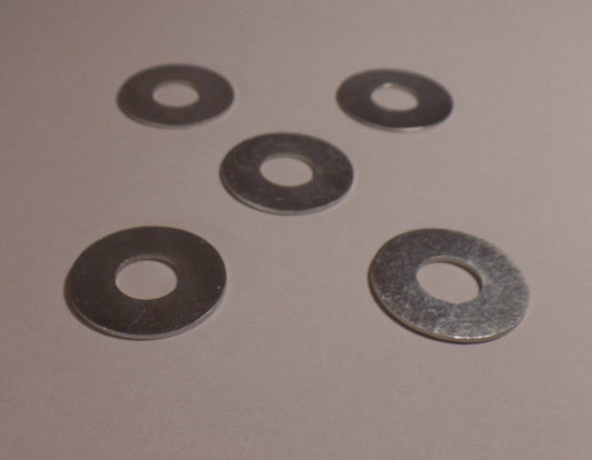 Lot of 5, 1" Regular Duty Steel Washer, Lamp Part 1/8 IP Slip, fits 3/8" pipe