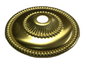 NEW 2  3/4" Stamped Unfinished Brass Bobesche, Slips 1/8IP (3/8"), 1/2" Height