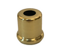 New Solid Brass Lamp Spacer Neck, 1/8IP(3/8") Slip, 1" Ht. Polished & Lacq LS158