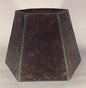 7" x 12" x 7 1/2" Antique Amber Hexagon Style Mica Bridge Floor Lamp Shade 703M - Stone Door Lamps